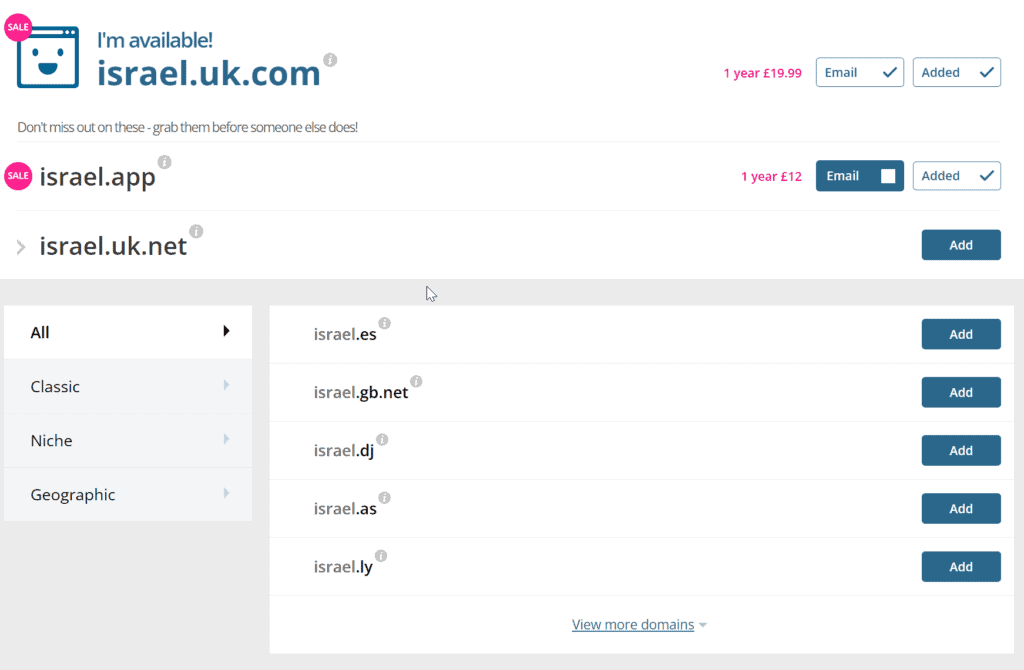 domain.com .uk 1
