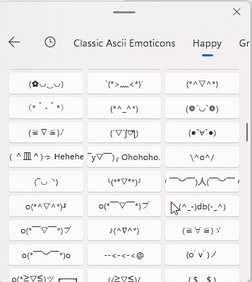 ascii text emojji