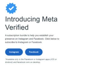 meta verified