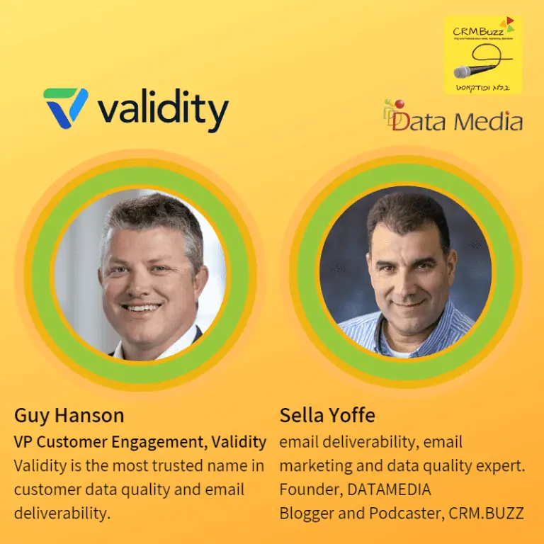 ראיון עם Guy Hanson סגן נשיא Customer Engagement בחברת Validity
