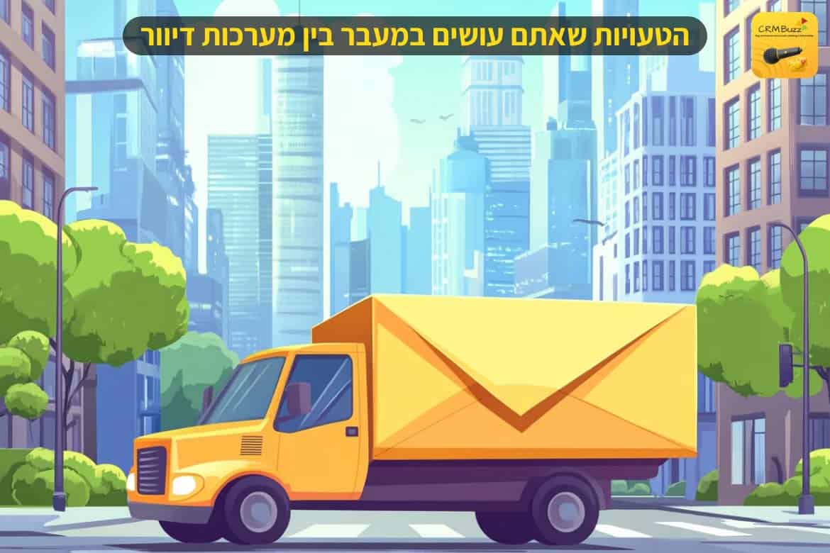 טעויות שאתם עושים במעבר מערכת דיוור