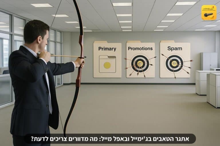 אתגר הטאבים בג'ימייל ואפל מייל