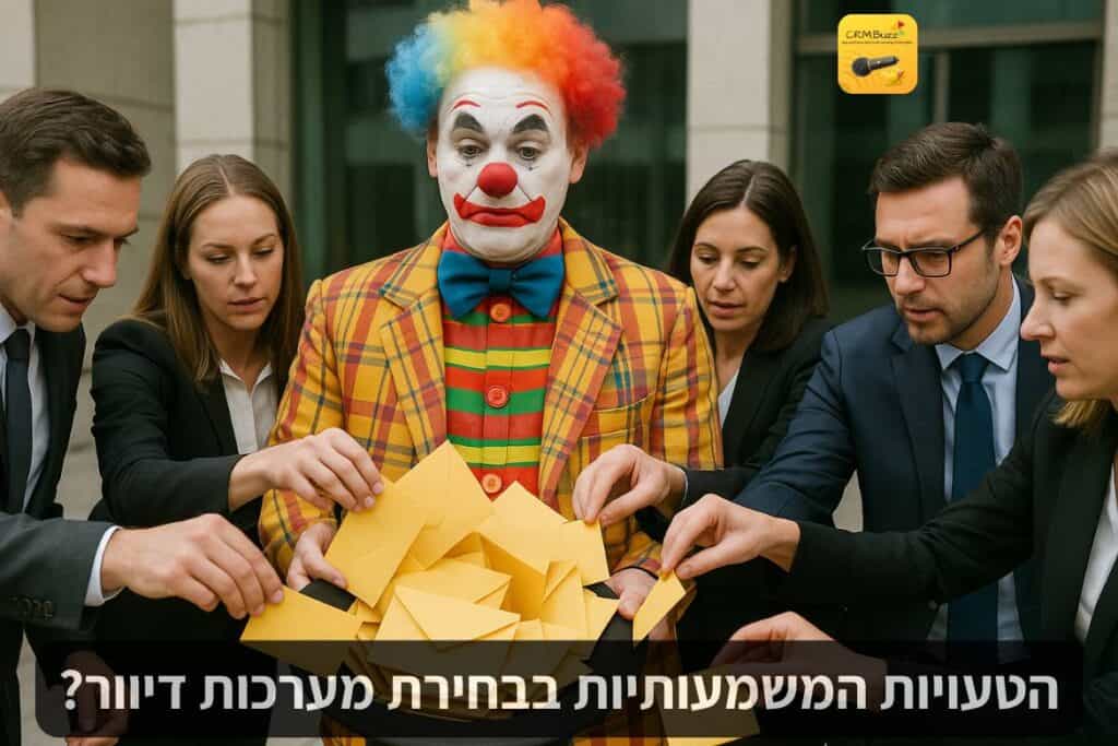 הטעויות הנפוצות בבחירה, החלפה והטמעה של מערכות דיוור.