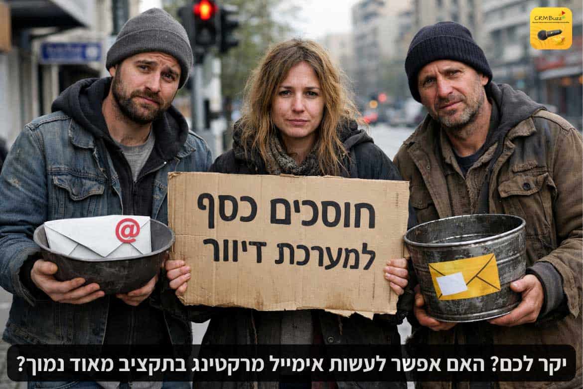 אימייל מרקטינג בתקציב נמוך