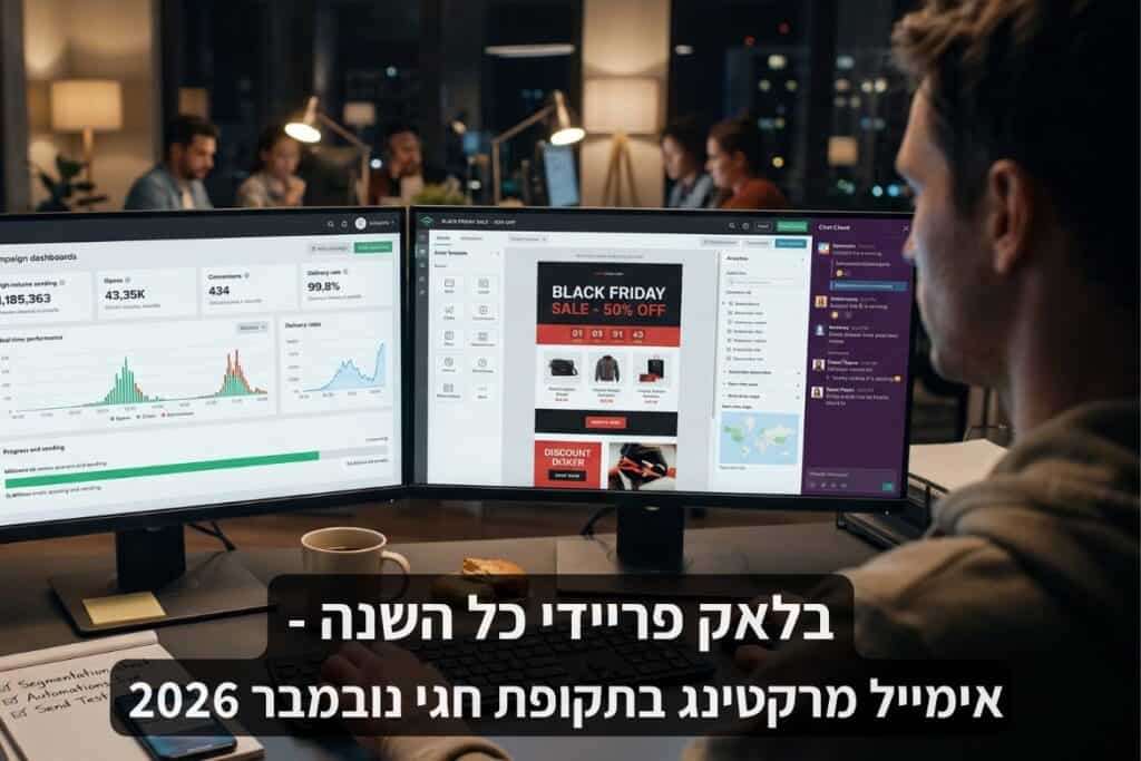 בלאק פריידיי כל השנה: היערכות לדיוורי חגי הקניות ב-2026